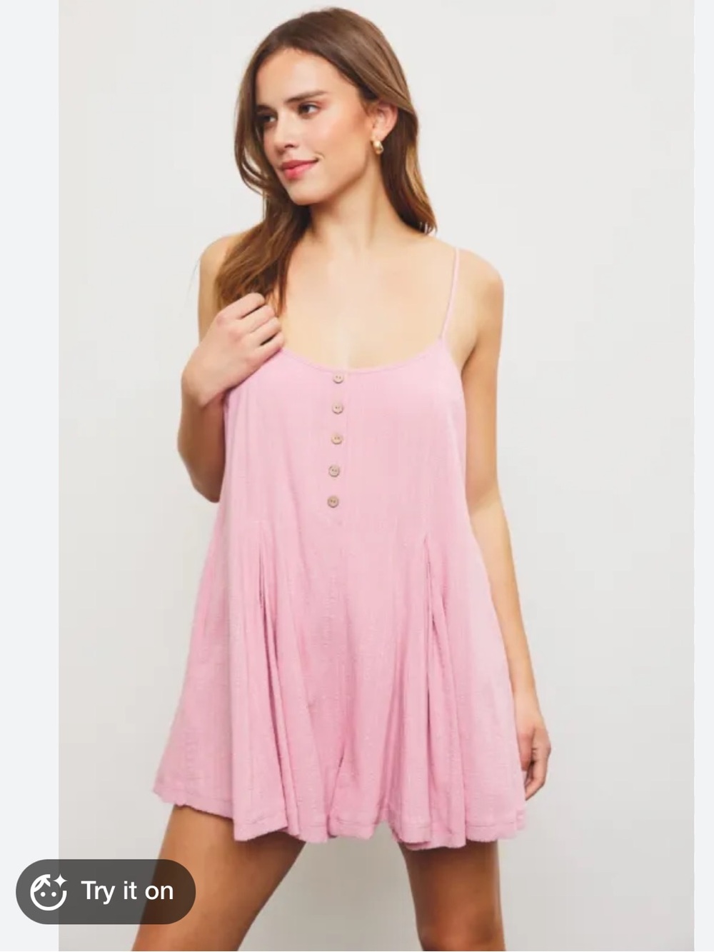 NWOT Pink Blush Romper